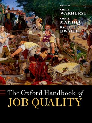 cover image of The Oxford Handbook of Job Quality